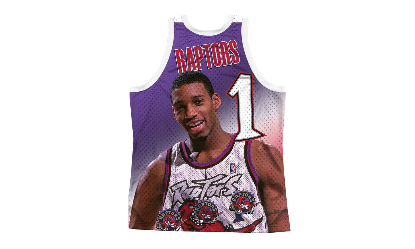 NBA Behind The Back Jersey "Toronto Raptors Tracy McGrady" MSTKMI19002 TRAWHITTMC