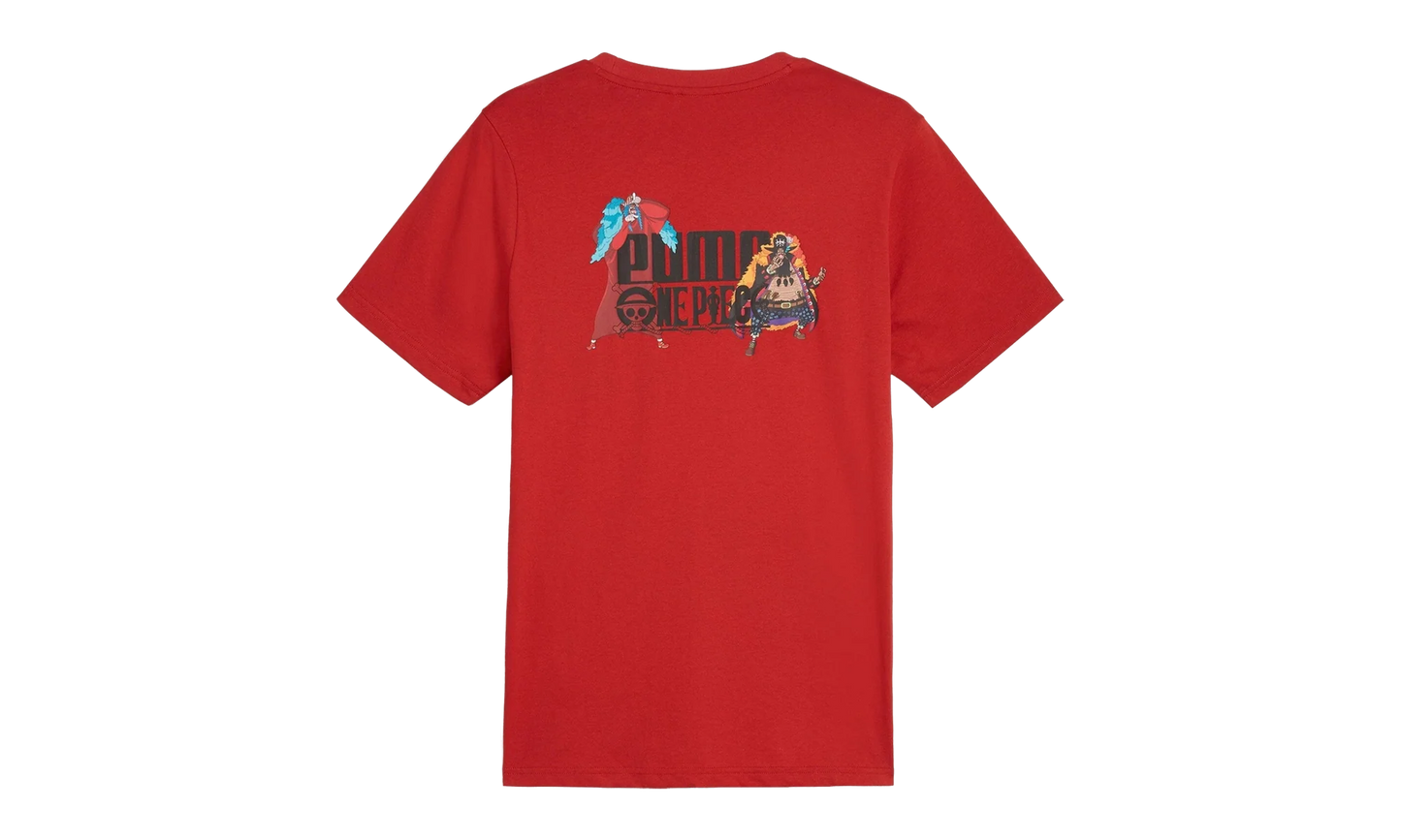 ONE PIECE GRAPHIC TEE "Club Red" 624665 24