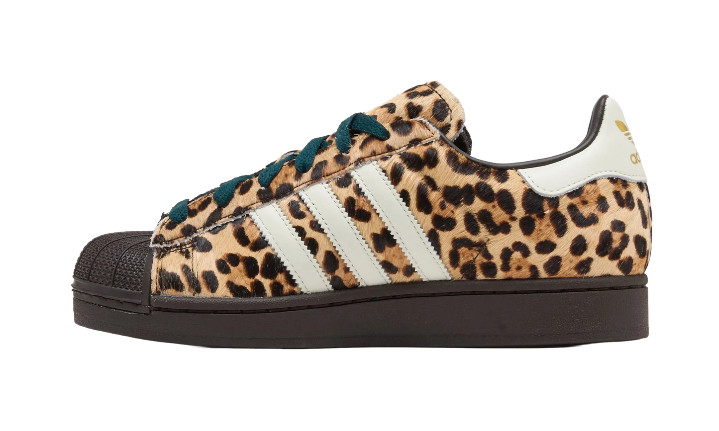 Superstar II WMNS "Leopard Dark Brown Ivory" KI4203