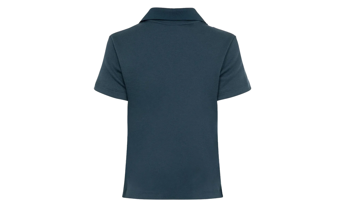 YOON Short-Sleeve Polo Top WMNS "Armoury Navy / White" FZ0276 478