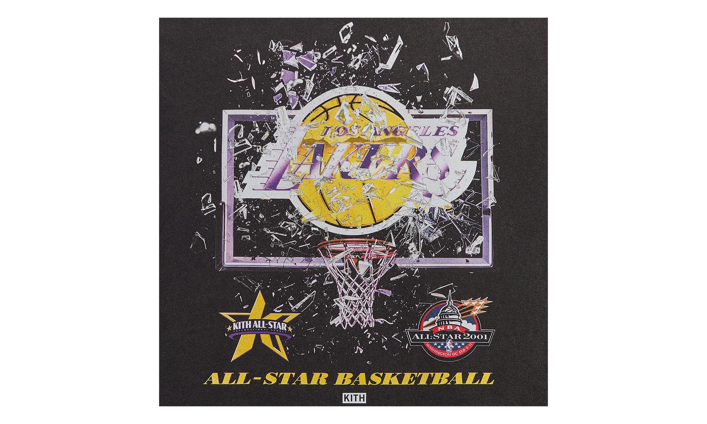 All-Star Los Angeles Lakers Shattered Backboard "Black" KHM034949 001