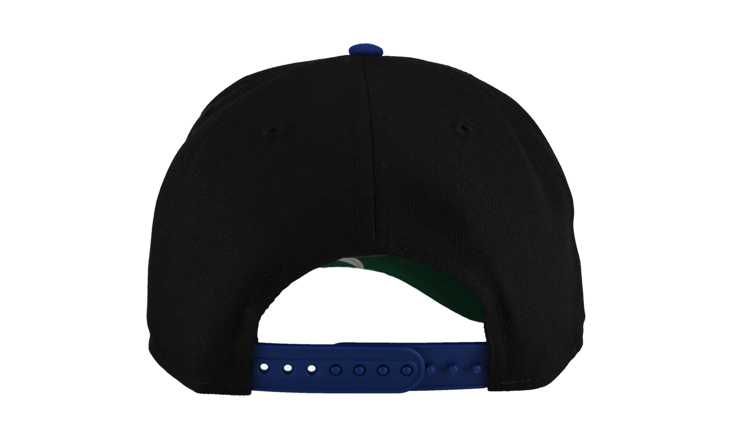 9FIFTY New York Mets 25th Anniversary A Frame Snapback Hat "Black / Blue" NE188