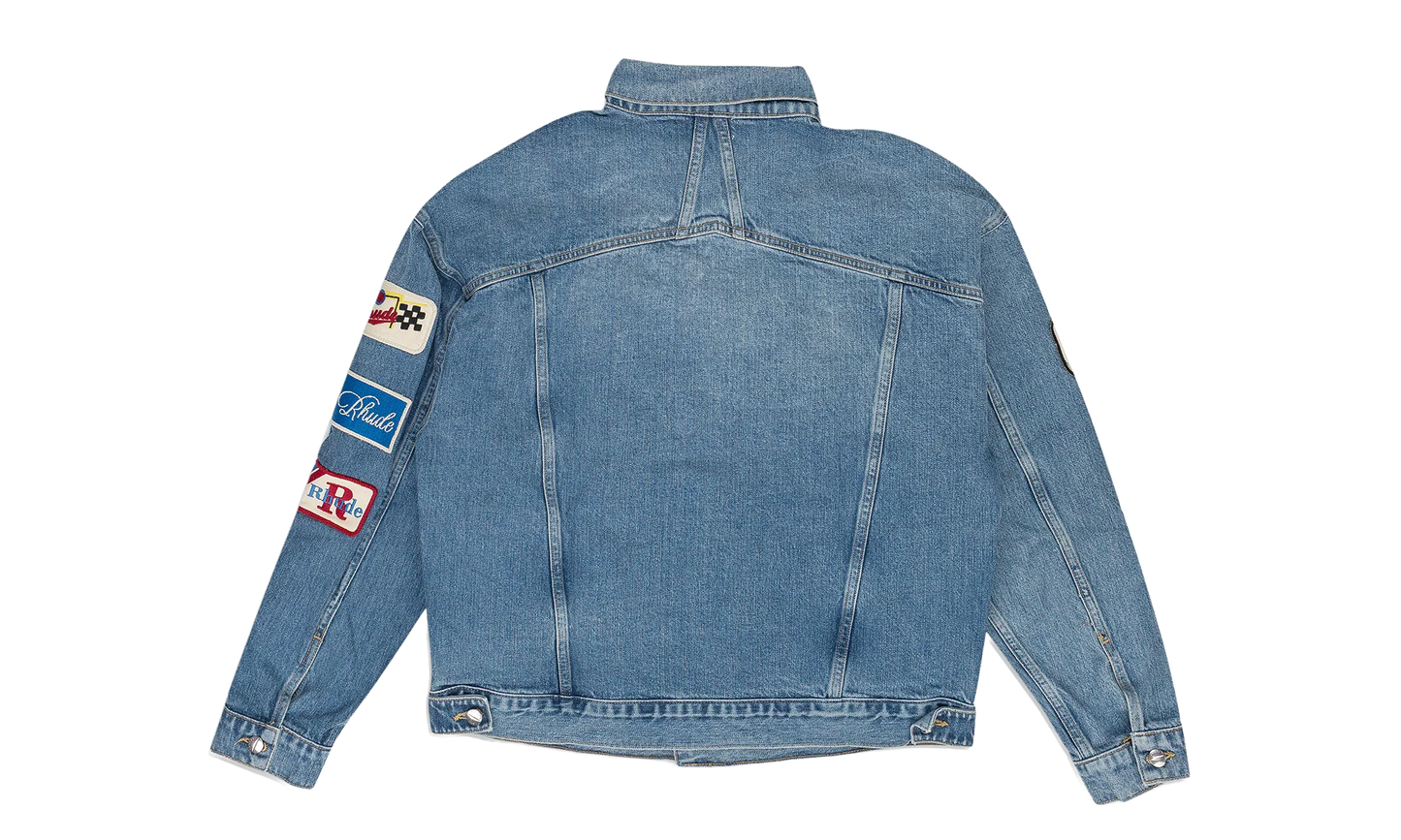 Patch Denim Jacket "Indigo" RHD-MOTW-0076