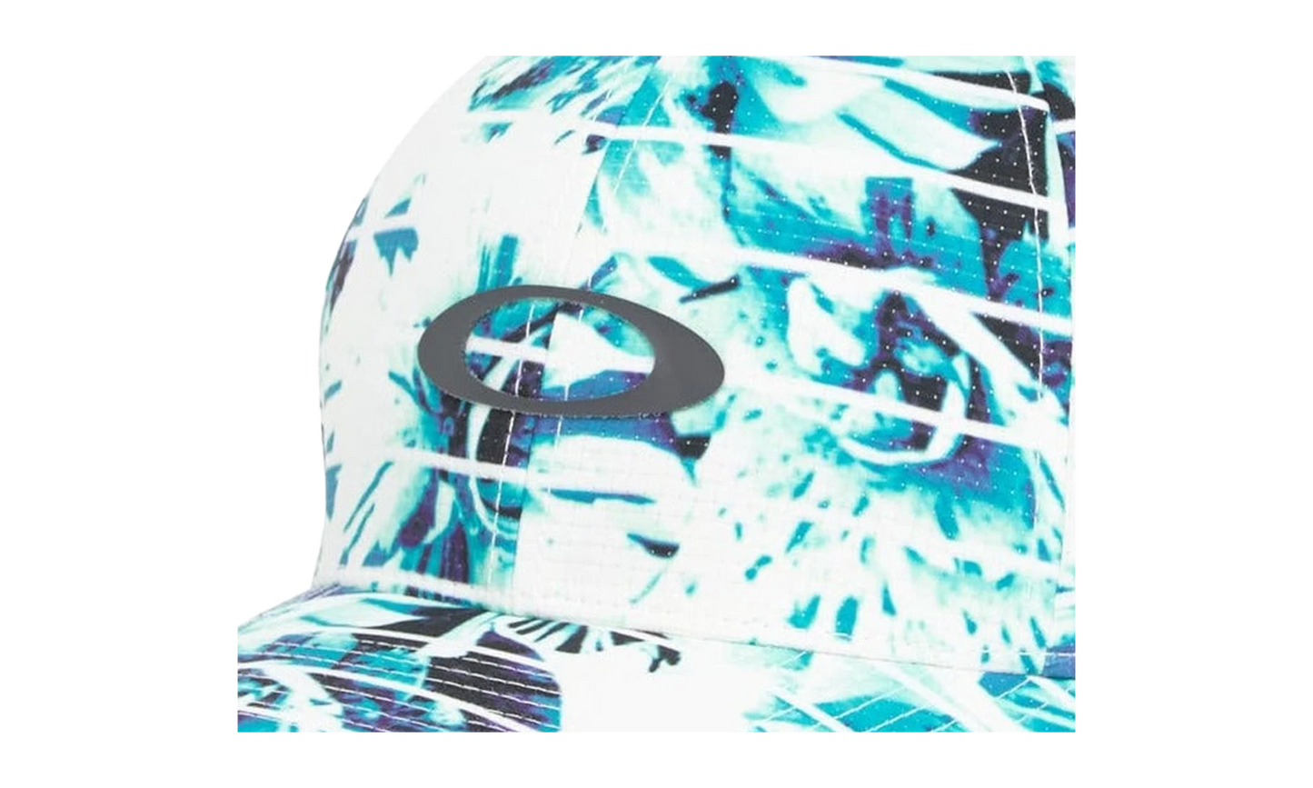 Azalea Fitted Hat "Floral Print Emerald" FOS901081 9FT