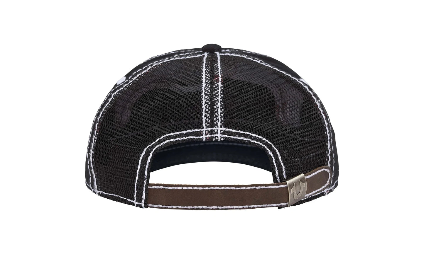 True Religion® Mesh Back 6-Panel "FW25 - Black" SU26784