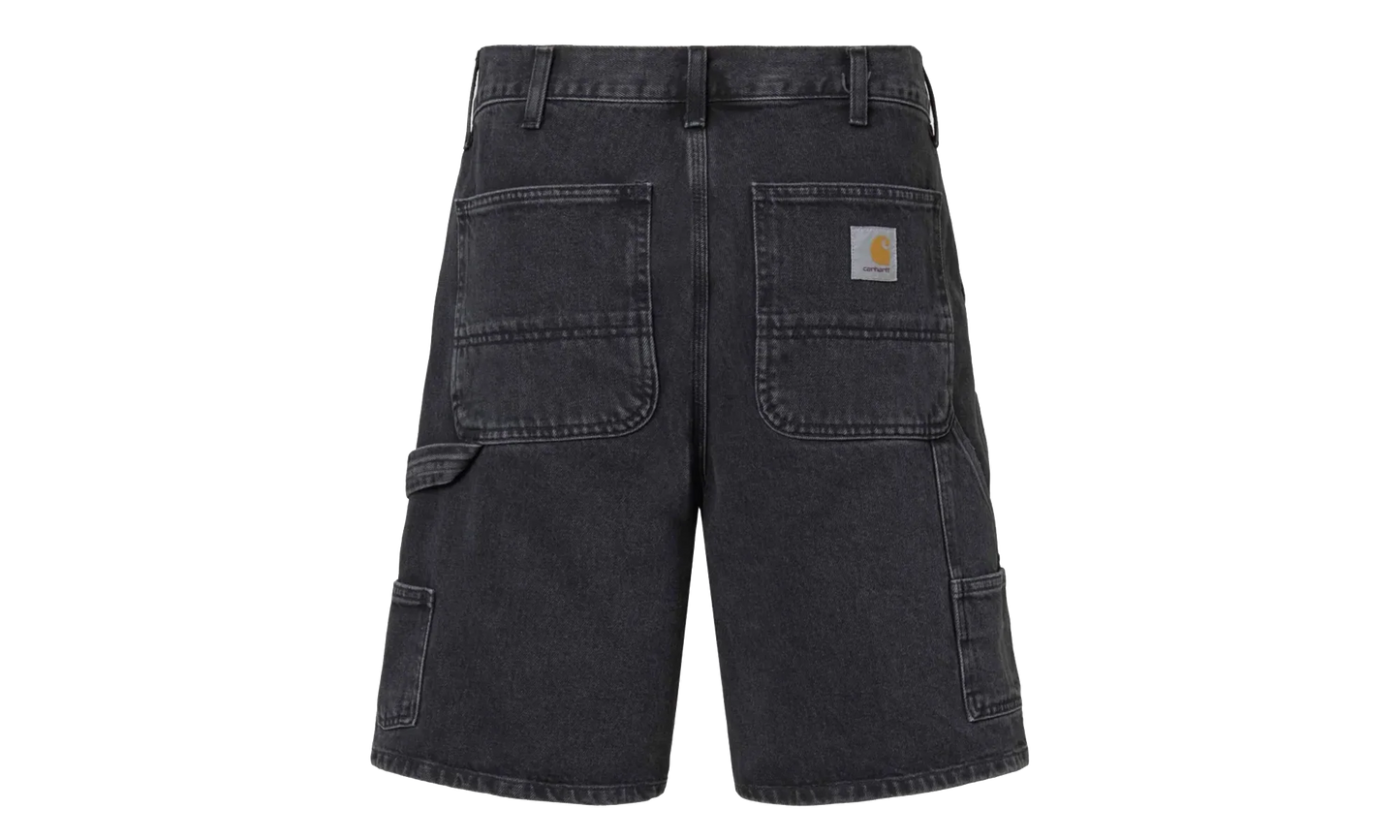 Double Knee Shorts "Black Stoned Washed" I034867 89 06