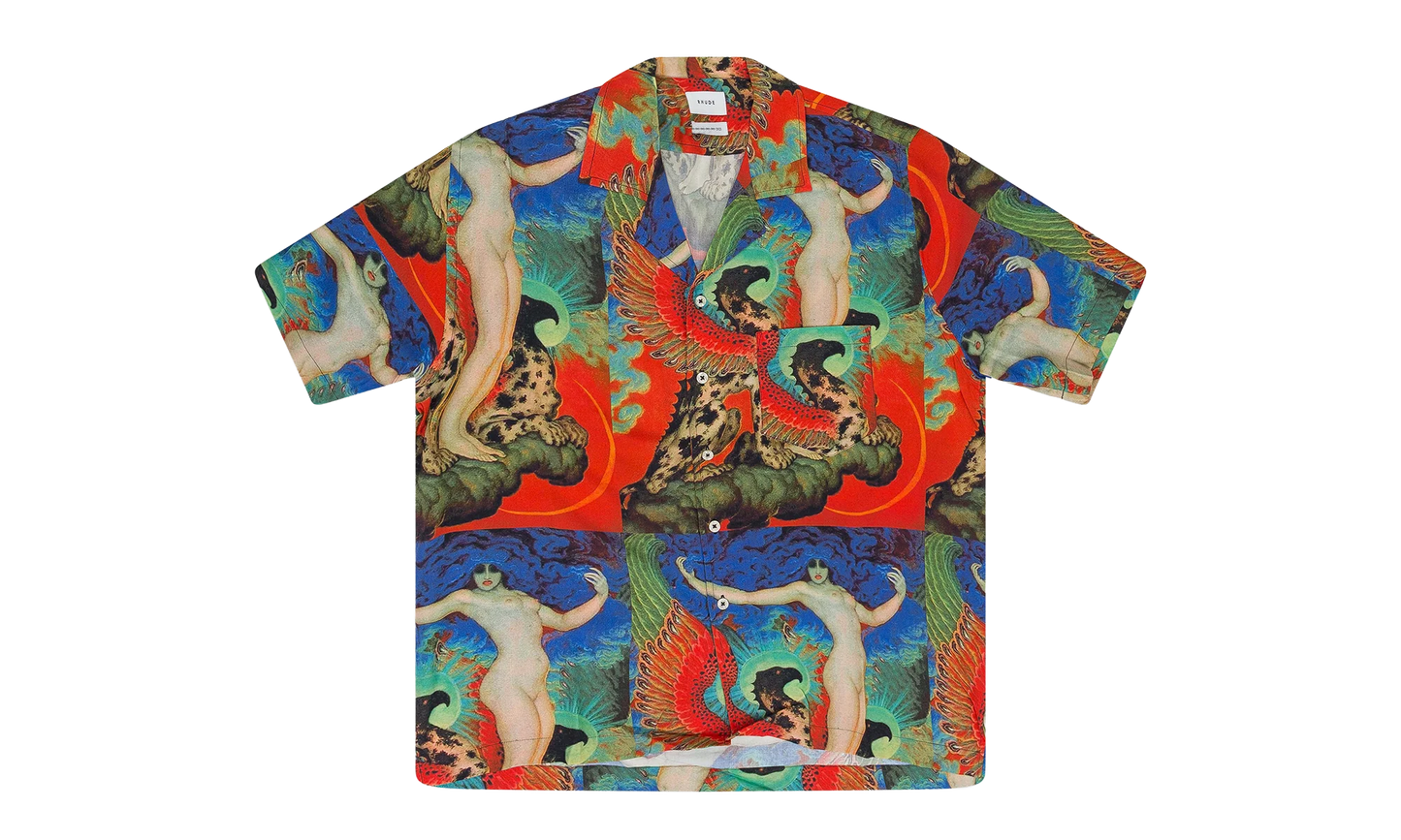 Vice Button-Down Shirt "Red" RHD-MTPS-0096