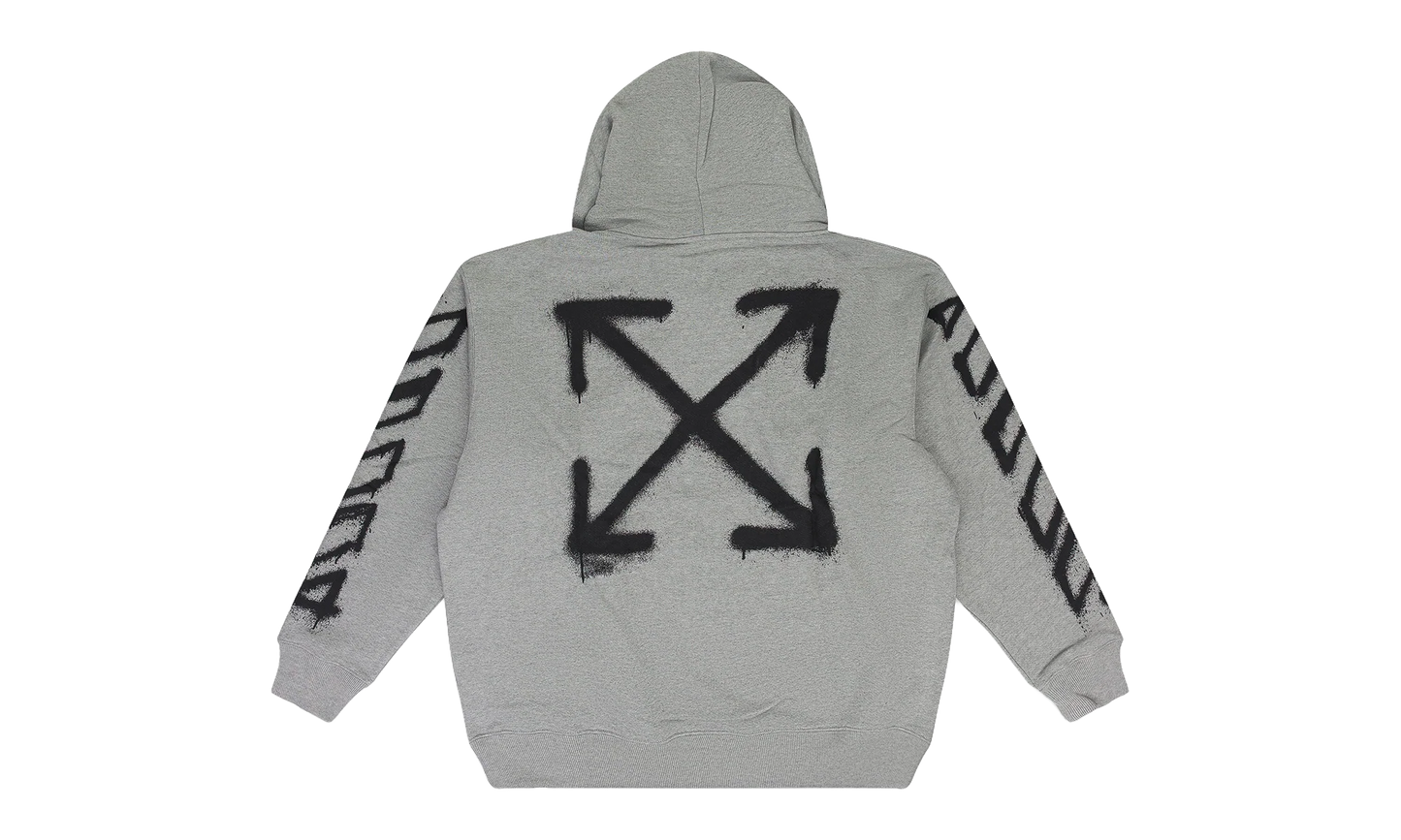 Spray Can Arrow Hoodie "Grey" OFW-MHDS-0209