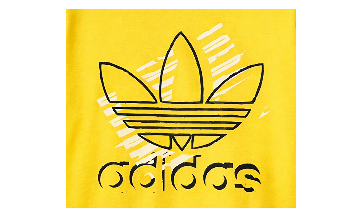 Originals Trefoil Art T-Shirt GS "Yellow" DY5856