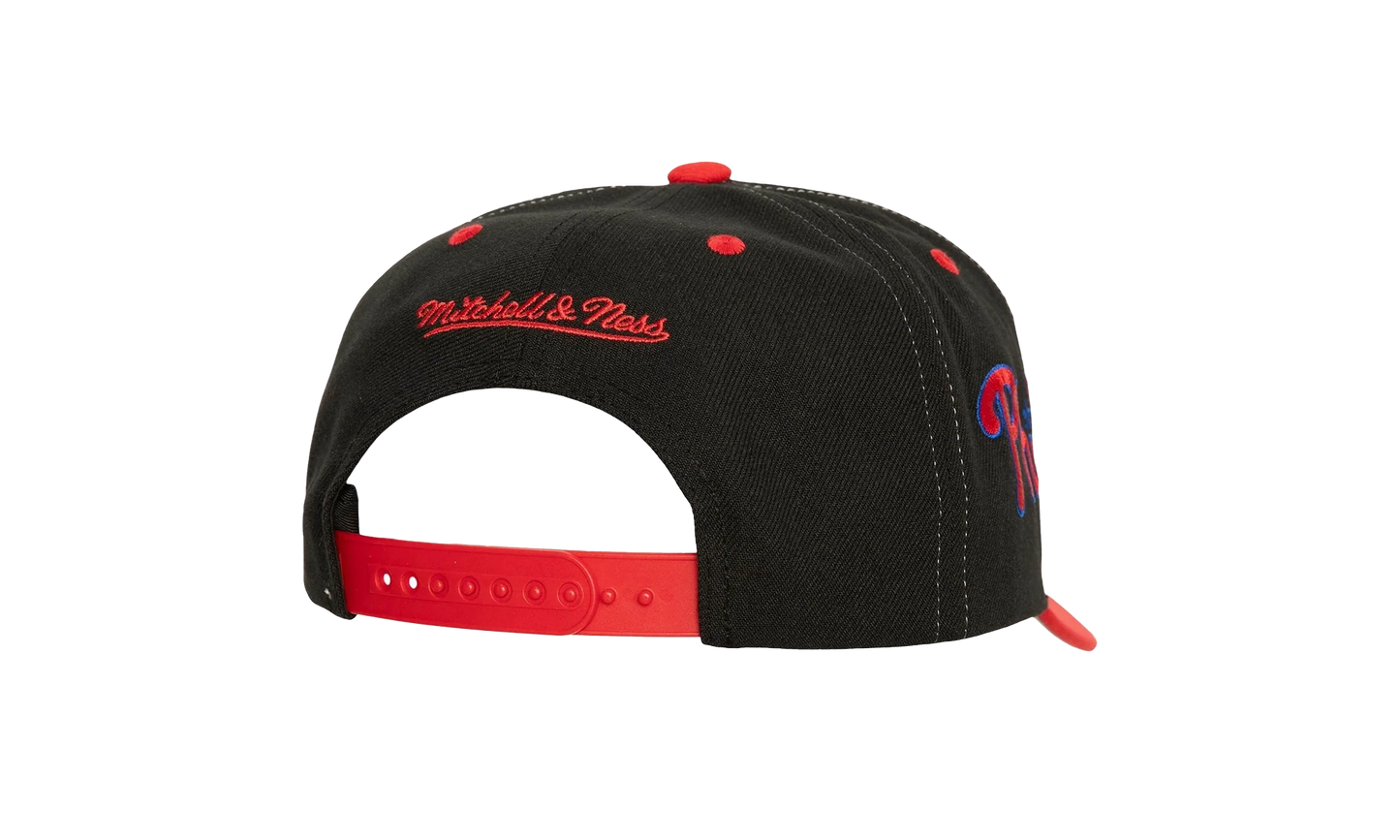 MLB Overbite Pro Snapback Cap "Philadelphia Phillies - Black" HHSS7316 PPHYYPPPBLCK