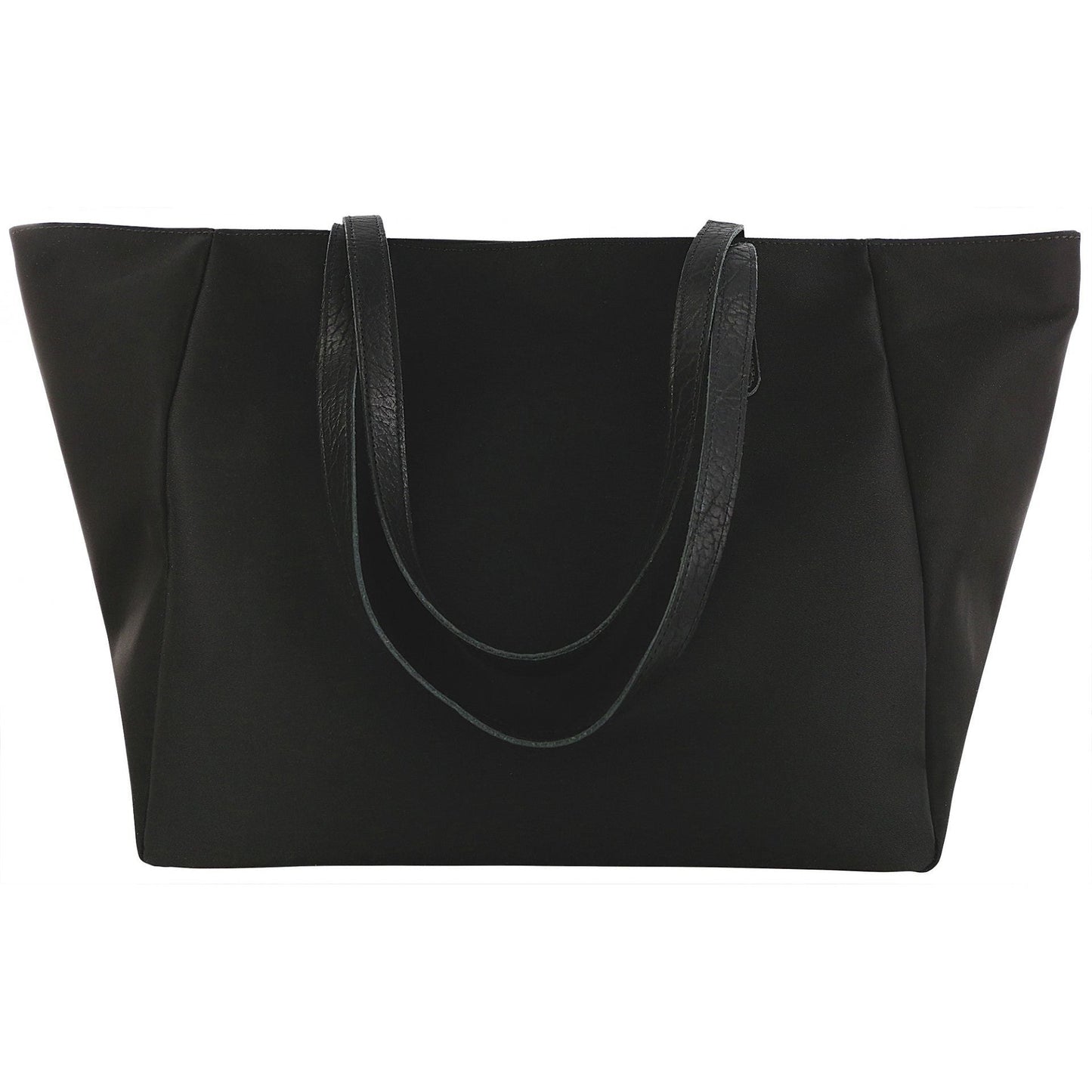 Faye DLX Tote Handbag in Black/Bison