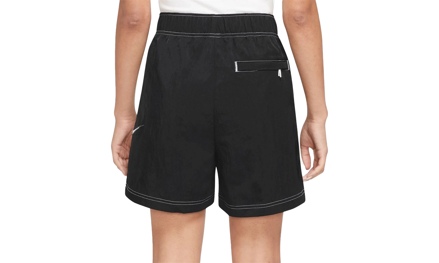 SWOOSH HIGH WAISTED LOOSE SHORTS WMNS"Black" DM6752 010