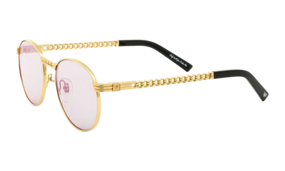 Miami Vice Cuban Link Edition 24KT "Yellow Gold / Reverse Dogman Green Multi Flash" CLMV2 0003 16C8