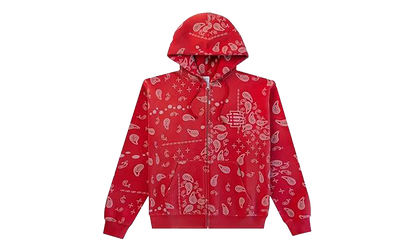 EE Zip Up Jacket (SS25) "Red Paisley" EE328