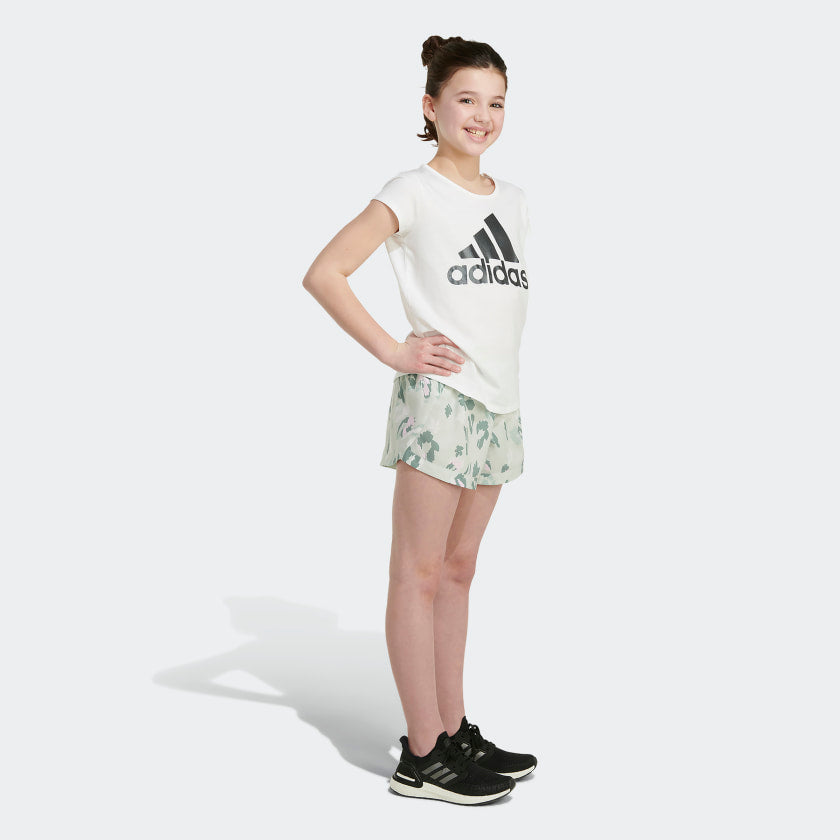 Kids' adidas Allover Print Woven Shorts