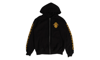 Dagger Logo Zip-Up Hoodie "Black/Yellow" CHRM0820