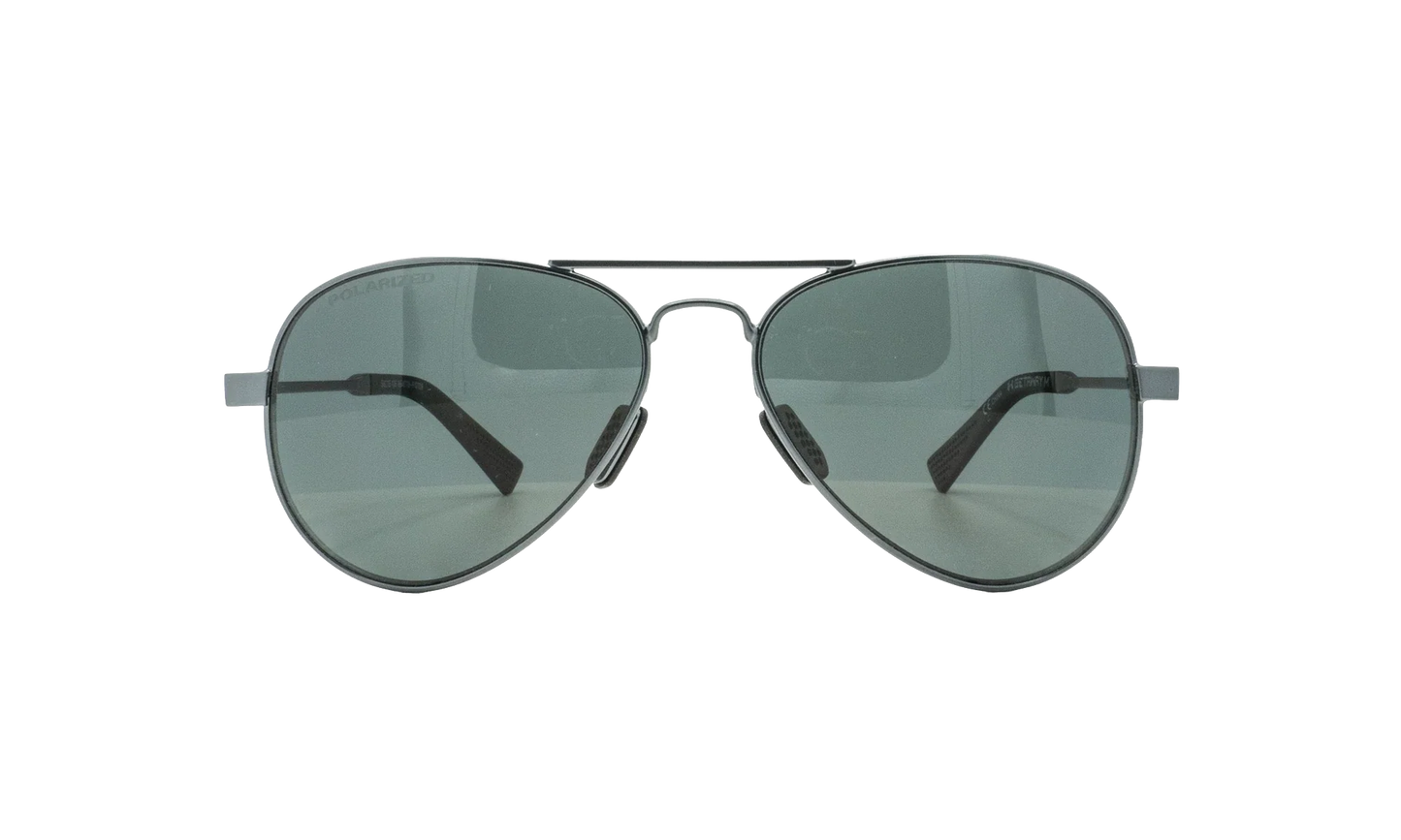 Getaway M Sunglasses "Gray Polarized - Satin Gunmetal" 8640118 910108