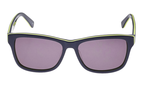 Rectangle Sunglasses "Blue/Yellow" L683S-414