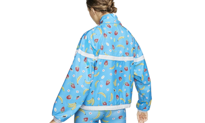 Sportswear Woven Printed Jacket WMNS "Light Current Blue" CJ3719 487
