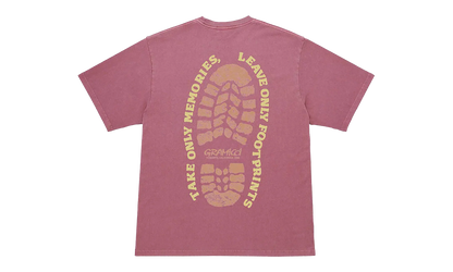 Footprints Pigment Dyed SS Tee "Red" G6SU T119 RED