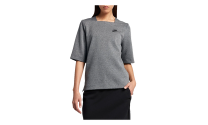 Sportswear Tech Fleece Top WMNS "Carbon Heather / Black" 833450 091