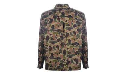 Camo Track Shirt "Military / White" PMGA104F21FAB0055601