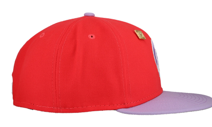 59FIFTY Chicago Cubs Two-Tone Color Pack Red Cap Fitted Hat "Red / Grey" 123451296494