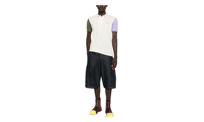 Color Blocked Polo "White" FP T504 051