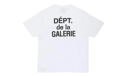 French T-Shirt "White / Black" GD016