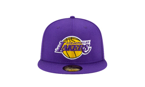 59Fifty NBA Los Angeles Lakers Icy Side Patch Fitted Hat "Purple" 60180898