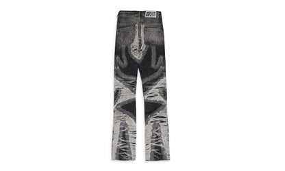 PATH WIDE-LEG JEANS "BLACK" 11200800002AW23