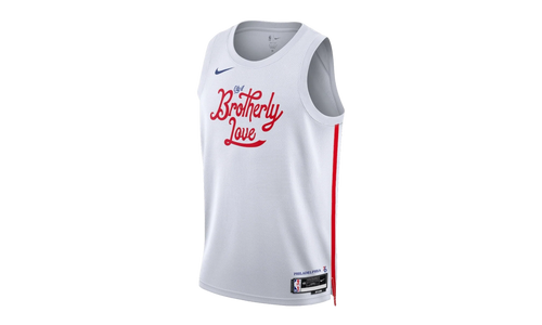 NBA Philadelphia 76Ers 2022/23 City Edition Swingman Jersey "White" DO9640 100