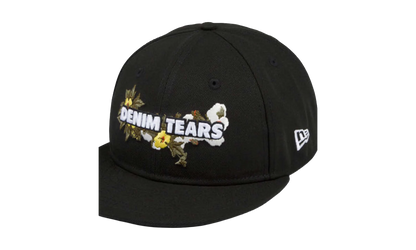 Floral Logo Adjustable Hat "New Era - Black" DT568