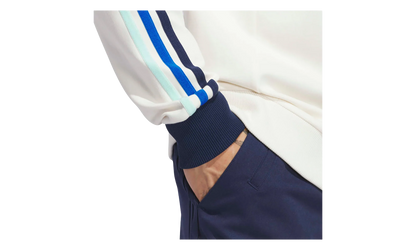 Originals 3-Stripes 1/4 Zip Sweatshirt "Chalk White / Night Indigo" KB8629