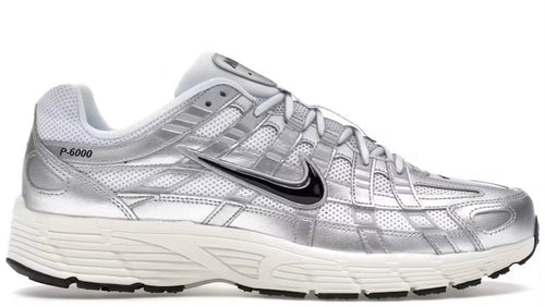 P-6000 White Metallic Silver Flat Silver Black