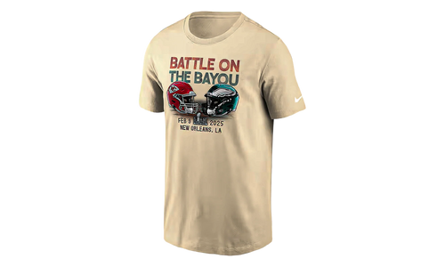New Orleans Feb 25 Super Bowl Tee "On The Bayou - Cream" NP9915ASB2T1F