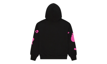 BELUGA ANGEL NUMBER HOODIE "Black/Pink" SP5der404