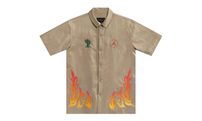CACTUS JACK BUTTON DOWN SHIRT "Beige" CW3128 247