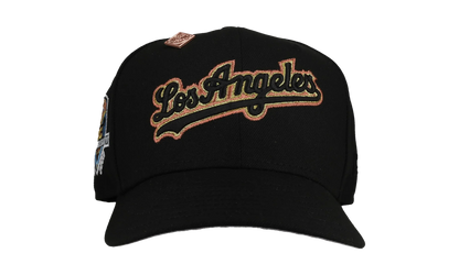 59FIFTY Los Angeles Dodgers 50th Anniversary Fitted Hat "Black / Gold / Copper - Trim" NE146