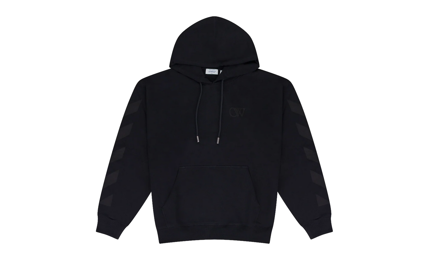 Diagonal Hoodie "Black" OFW MHDS 0206