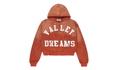 Classico Zip Up Hoodie "Orange" VAL146