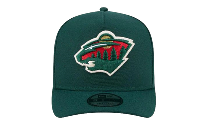 9FIFTY Minnesota Wild NHL A Frame Snapback Hat "Dark Green" NE166