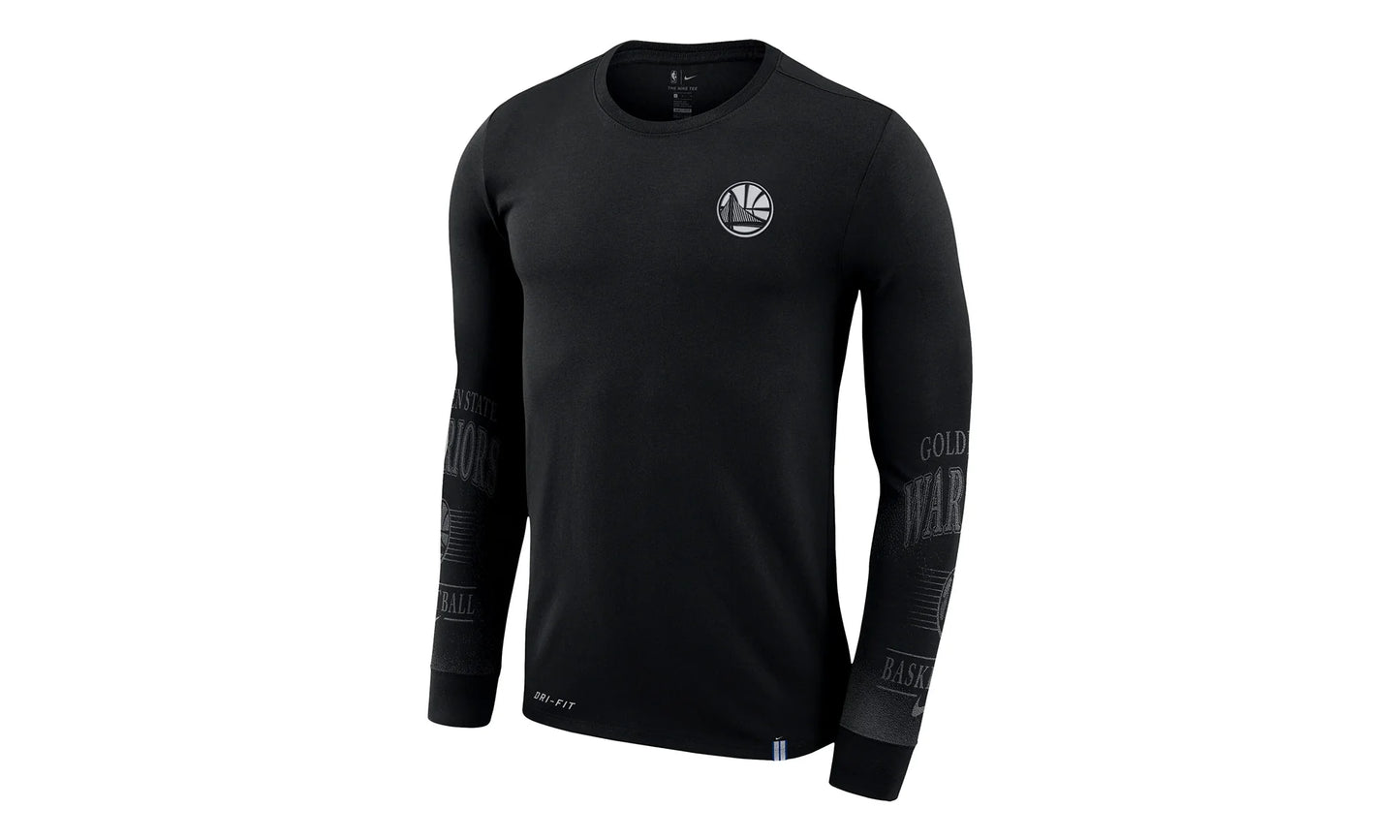 NBA Golden State Warriors Long Sleeve T‑Shirt "Elevated Mezzo Pixel" AQ6223 010