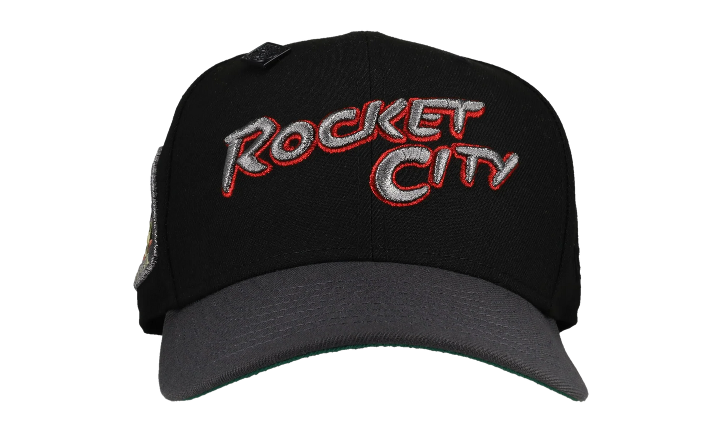 59FIFTY Rocket City Trash Pandas 59Fifty Fitted Hat "Black / Graphite / Metallic" 123451298542