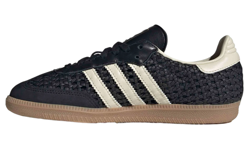 Samba OG WMNS "Basketweave Black Cream White" HQ9282