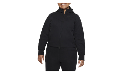 Sportswear Tech Fleece Full-zip Hoodie (Extended Size) GS "Triple Black" FD2980