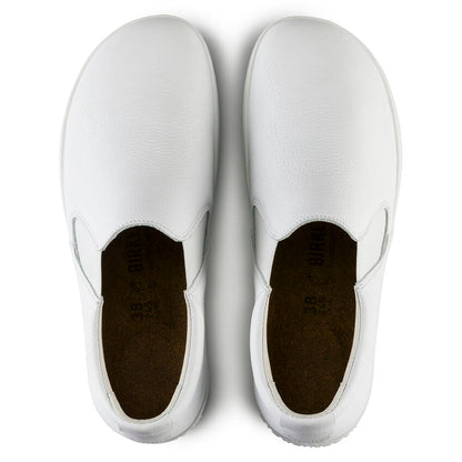 QO 400 Leather Safety Shoe in White