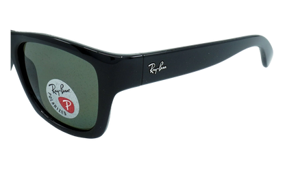 Wayfayer Polarized Sunglasses "Black" RB4194-601-9A_53