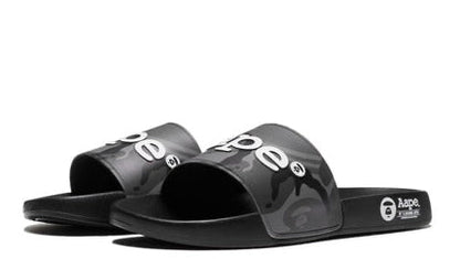 AAPE Black Camo Slides