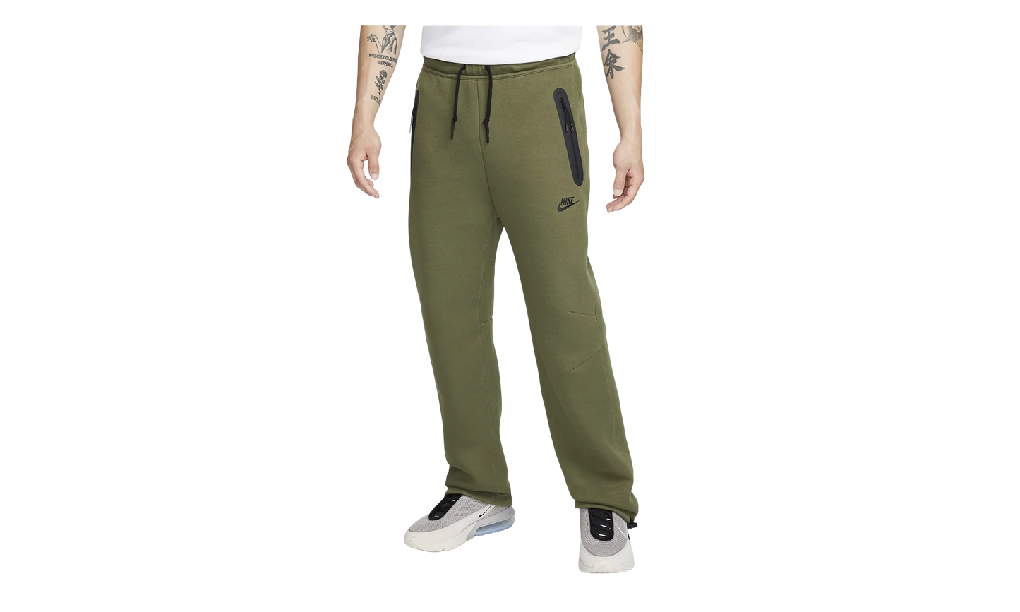 Sportswear Tech Fleece Open-Hem Sweatpants "Medium Olive/Black" FB8012 222
